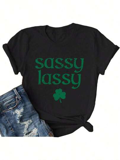 Atrévete a hacer tu propia camiseta para proyectos de libros relacionados contigo - top casual de primavera/verano/otoño con estampado de letras y eslogan motivacional, lavable a máquina - vestido casual mejorado y ropa para eventos (no es necesario quitar).