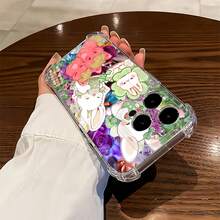 Lindos conejitos y fresas entre flores de colores. Esta elegante funda para teléfono es compatible con Samsung, Apple, OPPO, , etc. Fabricada en TPU flexible, resistente a golpes y arañazos, ofrece una excelente protección contra caídas y un agarre cómodo. Es un regalo ideal para familiares, amigos y seres queridos, y una opción perfecta para festivales, fundas para iPhone, San Valentín y artículos de . - transparente - Ver 4