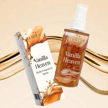 رذاذ عطر الفانيليا للجسم والشعر 100 مل، رذاذ قبلة الفانيليا، رائحة طويلة الأمد، مناسب للعمل والمواعيد والجاذبية والطبخ، للجنسين، هدية رائعة للطلاب - 100 مل - مشاهدة 2