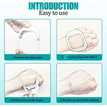 Multi-Functional Waterproof Needle Fixation Patch, Catheter Insertion Patch, Transparent Thin Film Dressing Patch, Injection & Infusion Patch, Venous Catheter Fixation Patch, Better Protect Needle Port Fixation Patch - Multicolor - View 7