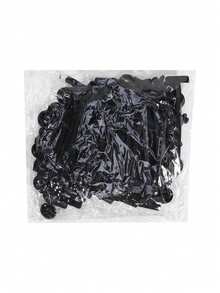 50/100 Pcs Black Cable Ties, Universal Cable Tie Buckle, Leaf Board Bottom Plate, Universal Buck - Multiple Styles - View 9