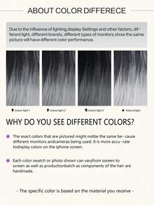 24英寸渐变黑灰长卷发假发，女士适用 - 耐热合成纤维，外观自然，适合日常佩戴、家庭聚会、节日、派对、角色扮演、情人节等场合。 - 漸變灰色 - 查看 10