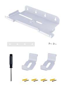 Slim Console Wall Mount - Sturdy Floating Storage Shelf With Controller Holder - Multicolor - View 12