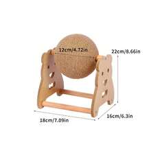 Pet Toys: Ferris Wheel Toy, Sisal Cat Scratching Ball, Vertical Rolling Cat Scratch Ball, Panda Scratching Ball, Elephant Ferris Wheel Ball, Self-Entertainment Cat Toys, Scratching Toys - Multicolor - View 10
