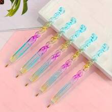 3pcs 5D Diamond Painting Cross Stitch Pointed Diamond Pen Accessories - DIY Diamond Painting Tools - Plastic Material - Pointed Diamond Pen Type - Multicolor - View 5
