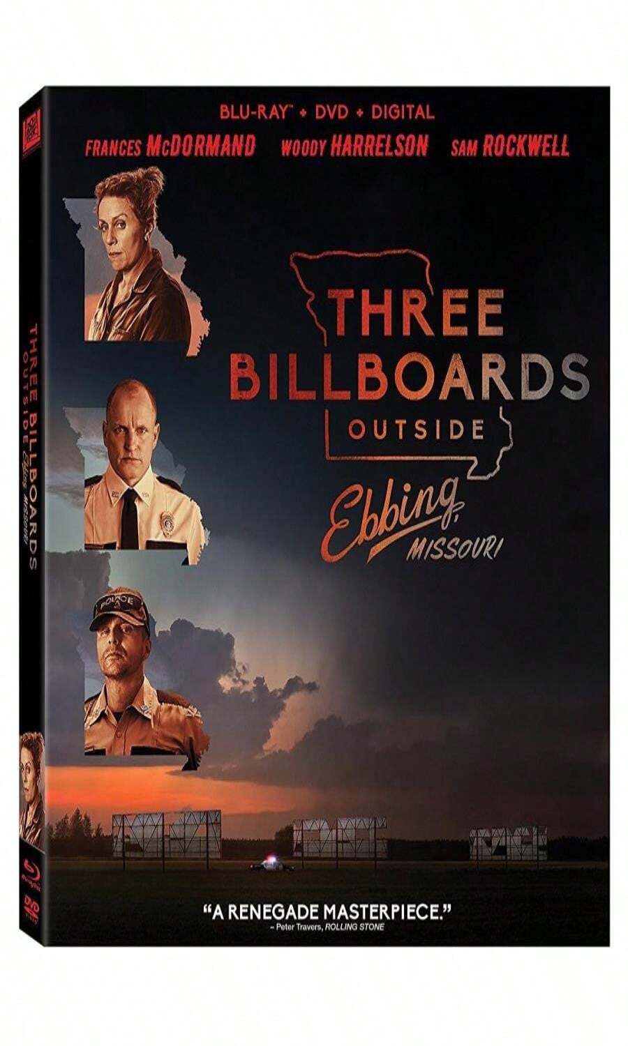 Three Billboards (BD) - White - View 1