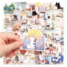 50张可爱动物贴纸，适用于创意封口、水瓶、滑板、吉他、冰箱、笔记本、日记本、笔记本电脑、手机、剪贴簿、装饰、返校季、学习用品、生日礼物、节日礼物 - 50pcs/set - 查看 5
