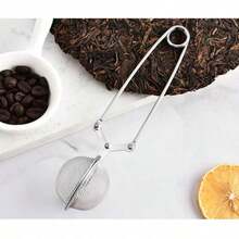 1pc Stainless Steel Tea Infuser Ball Filter, Handheld Mini Flour Sifter Sugar Sieve, Clip-On Tea Maker, High Quality Stainless Steel Tea Ball With Handle, For Tea Brewing - Multicolor - View 11
