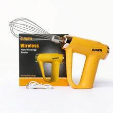 Electric Egg Beater With Stainless Steel Kitchen Mixer For Drinks, Whisk, Eggs, Cream, Portable Whisk - 彩色 - 查看 9