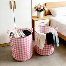 1 coș de rufe pliabil, impermeabil, de mare capacitate, potrivit pentru dormitor, baie, living și cămin, pentru a organiza haine murdare, a depozita haine, jucării, gustări și diverse articole - Multicolor - Vizualizare 9