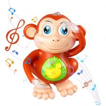 Electric Dancing Monkey Baby, Children's Baby Toys Can Move, Walk Left And Right, Lights, Music Kids Toys, Toddler Toys, Cute Musical And Dancing Monkey Toy, Monkey Musical Dancing Kids Toys, Toys For Ages 2+ - DanceMonkey - 查看 8