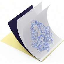100x Tattoo Transferpapier Stencil Papier Schablonen Übungs Matrizenpapier DE - 100 Blätter - Übersicht 10