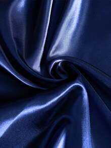 2pcs Satin Pillowcase, Soft & Smooth Pillowcase For Hair And Skin Care, With Envelope Closure (Pillow Insert Not Included) - Royal Blue - View 2