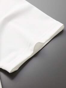 SNOOPY-Cute Value Full! Peanut Comics Family Photo T-Shirt With White Background And Colorful Childlike Design, A Cartoon Top That Babies Love So Much - 白色 - 查看 7