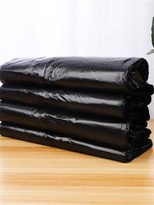 50pcs Thick Black Trash Bags, Suitable For Hotel, Commercial Kitchen, Office And Home Use - Multicolor - View 4