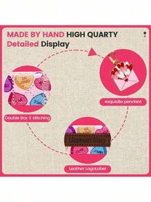 PETSIN Lionheart Glory 情人节狗狗项圈，彩色心形可调节柔软狗狗项圈，公母狗狗均适用，可爱宠物派对节日项圈 - 淺粉色 - 查看 4