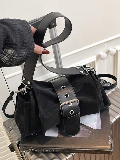 Retro Minimalist Underarm Bag For Women, New Stylish Shoulder Bag, Korean Chic Commuter Small Crossbody Bag