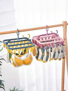 1 pieza/5 piezas/10 piezas/20 piezas Perchas moldeadas por inyección, recubiertas con una capa antideslizante, de diseño ultradelgado y ahorro de espacio, adecuadas para colgar ropa, pantalones y vestidos en el armario o el armario, solución de almacenamiento compacta antioxidante para pantalones, sujetadores, bufandas y lencería. - Multicolor - Ver 2
