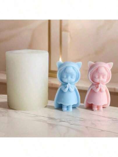 DIY Handmade Blessing Girl Plaster Aromatherapy Silicone Mold, Multi-Purpose