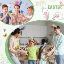 Bộ 12/24/48 quả trứng Phục Sinh đã được đóng gói sẵn, bên trong có đồ chơi mềm dẻo giúp giảm căng thẳng, phù hợp cho bé trai, bé gái, trẻ em và người lớn. Tuyệt vời để nhét vào trứng Phục Sinh, giỏ quà tặng, phần thưởng trong lớp học, quà tặng tiệc tùng, túi kẹo. Màu sắc và kiểu dáng ngẫu nhiên. - Lễ Phục Sinh 2 - Xem 7