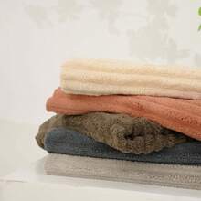 1/2pcs Coral Fleece Towel Set, Quick Drying Face Towel, Gift Beach Towel, Soft And Absorbent Hand Towel For Home, Kitchen, Bathroom, 2X Absorbency - No Shedding, No Pilling - Dark Coffee - View 8