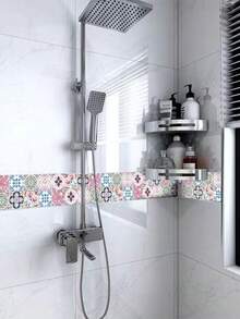 Pegatina autoadhesiva para tabla de natación, pegatina impermeable y a prueba de humedad para azulejos de pared, para la línea de la cintura de los gabinetes de cocina, cubierta para zócalo para ocultar imperfecciones y decoración. - B - Ver 8