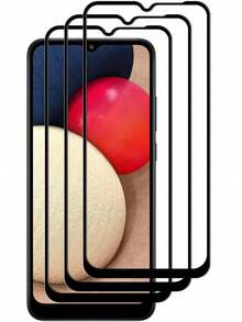 Paquete de 3 protectores de pantalla de vidrio templado con cobertura total de la pantalla, sin bisel, compatible con Samsung Galaxy. Borde ultra estrecho de aluminio endurecido, diseño ultra delgado con ajuste preciso. Accesorios para teléfono con protección antiestatica, antirrotura, antihuellas, antióleo y antiexplosión. Alta transparencia, pantalla HD electrolítica, tacto suave. Protección a prueba de roturas en empaque resistente. - transparente - Ver 66