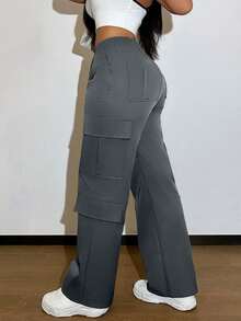 بنطلون عمل خفيف الوزن أنيق وجميل بجيوب متعددة وأزرار، لون سادة. مناسب للعودة إلى المدرسة، التخرج، النوادي، حفلات عيد الميلاد، هالوين، رأس السنة، ، الحفلات الموسيقية، صالات الألعاب الرياضية، الشواطئ، العطلات، الأعمال، ارتداء المطار اليومي، الأناقة الشارعية، عيد المعلم، الربيع، الصيف، الخريف والشتاء. - رمادي - مشاهدة 10
