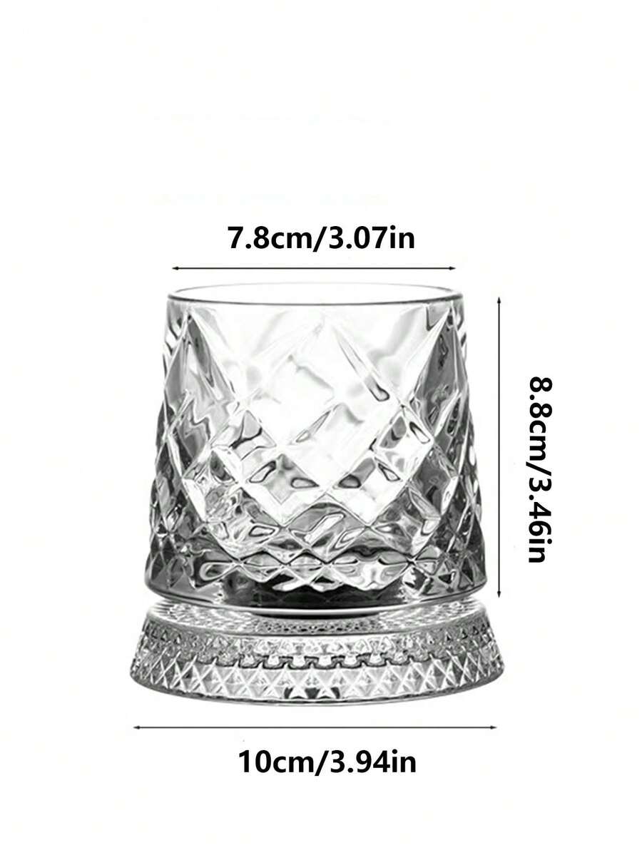 Copo de Vidro Giratório de Cristal Premium, Copo de Uísque, Copo de Licor, Utensílios de Vidro de Alta Qualidade, Copo Giratório Antiestrés, Copo de Uísque de Vidro Gravado, Utensílios de Vidro de Luxo para Mulheres, Copo de Licor Premium, Copo Giratório, Elegante Copo de Uísque de Cristal, Copo de Cerveja Giratório Antiestrés e Inquebrável