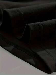 1-Pack Men's Novelty Shorts, Leopard Print Digital Print, Polyester Elastic Fabric, Quick-Dry And Breathable, Sports Casual Boxer Briefs For Men - Black - View 4