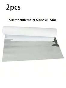 1 Roll Self-Adhesive Mirror Wall Sticker - Shatterproof, Washable, Suitable For Glass, Ceramic, Cabinet Doors And Smooth Surfaces - Decorative Modern Style, Multi-Piece Design, Creative Home Decor, Mirror Wall Decor - Multicolor - View 14