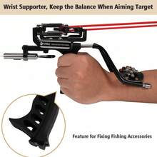 Multi-Functional Slingshot, Suitable For Fishing And Hunting - Durable, Non-Deformable, Comfortable Handle, Enhanced Stability, Suitable For Sports And Training - 圖片風格 C - 查看 6