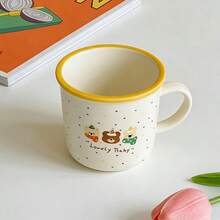 景德镇高温陶瓷杯，大容量骨瓷纯白茶杯、咖啡杯、水杯 - 彩色 - 查看 9