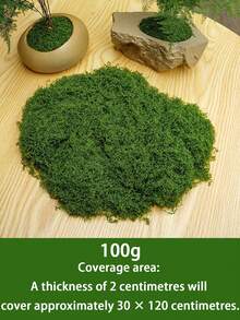 耐用人造仿真苔藓草坪，适用于玻璃容器、花盆和花园景观，具有自然绿色苔藓质感，非常适合家居和花园装饰，室内外均可使用。 - 彩色 - 查看 13
