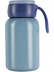 Mini Termo de Acero Inoxidable 350 ml, Compacto y Ultraligero, Ideal para una Sola Porción de Café o Té, Color Blanco-087 - Azul - Ver 5