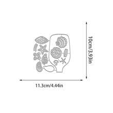 Creative Shell Cutting Mold, DIY Photo Album And Pressed Flower Template, Greeting Card Making Tool, Card Paper Cutting Handicraft, Greeting Card Template Cutting Mold - Silver - View 9