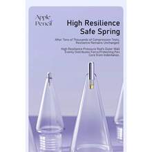 适用于苹果原装第二代/第一代 Apple Pencil 的笔尖 - 灵敏精准、静音耐磨，混合装替换笔尖，带保护盖 - 彩色 - 查看 4