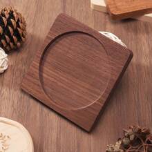 Wooden Coasters, Tea Cup Coffee Cup Coasters, Durable Heat-Resistant Round Coasters For Bowls, Dishes, Teapots, Insulated Tableware Holders - Multicolor - View 15