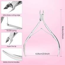 Fingernail & Toenail Clippers - Silver - View 3