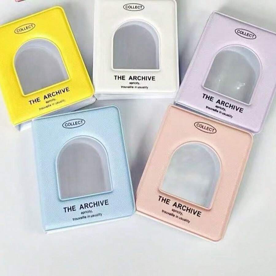 单槽相册，学生/名人3英寸卡套 - 彩色 - 查看 1