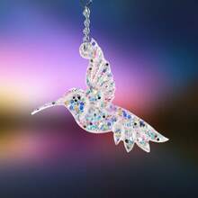 1pc Hummingbird Silicone Mold For Glossy Resin Crafts - Perfect For Keychains, Pendants, And Jewelry Making - Pink - View 6