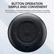 Lenovo K30 Bluetooth Speaker, Portable Music Speaker, Compatible With Smartphones/Computers/Laptops, Outdoor/Desktop/Home/Gaming/Bathroom/Car Use, USB Rechargeable - Black - View 5