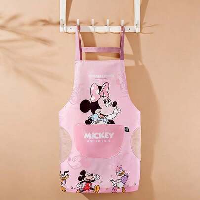 Disney Officially Licensed Waterproof & Oil-Resistant Apron, Comfortable Kitchen Cooking Apron For Men & Women