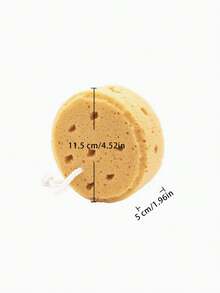 1pc Exfoliating Sponge, Round Cartoon Bath Ball, Bath Cleaning Sponge - Multicolor - View 2
