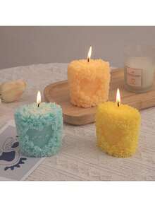 Heart Rose Pillar DIY Handmade Fragrance Plaster Multifunctional Silicone Mold - White - View 2