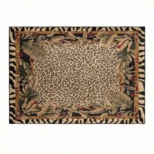 1pc Leopard Print Rug, Red Lips Rug, Pop Art Rug, Bold Statement Area Rug, Funky Living Room Decor, Animal Print Rug, Glamorous Home Rug, 84*60inch,Perfect Choice For Christmas ,Stylish And High-Quality Rugs, Perfect For Christmas Decorations And GiftsHome Decor, The Best Choice For Gothic-Style Birthday Gifts - Nhiều màu - Xem 7