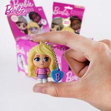 Mattel 芭比官方授权盲盒钥匙扣（1个）-3D泡沫盲盒人偶包夹&挂件拉链钥匙圈背包配件收藏礼品- - 彩色 - 查看 6