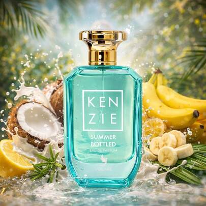 Fragrance World VOLARE KENZIE SUMMER BOTTLED 100ML EDP LIGHT, ENCHANTING TROPICAL ACCORD