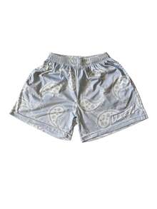 Men's Statement Print Shorts Fashion Designer Patterned Casual Daily Wear Shorts - Multicolor - View 1