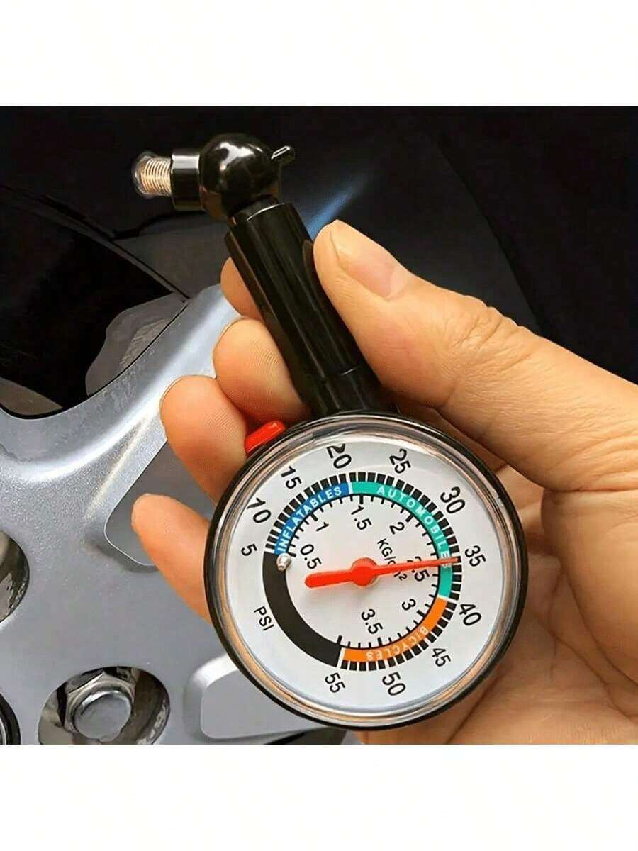 1pc High Precision Multi-Function Mechanical Car Tire Pressure Gauge - Emergency Inspection Meter